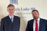 Chris Loder MP with Jacob Rees-Mogg MP